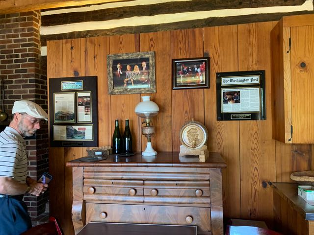 Rob Stites looking over the family's furnishings