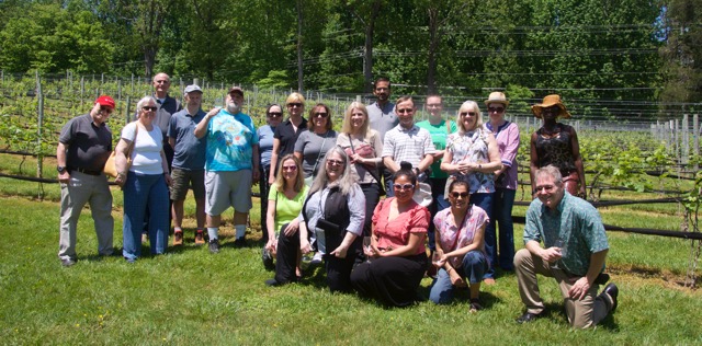 Our winery tour group