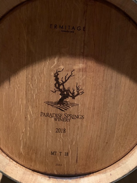 A wine cask from a different French provider 