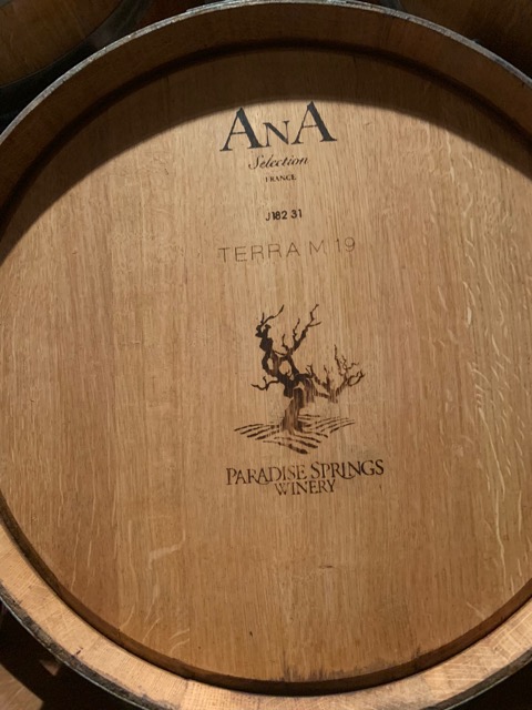 A wine cask from a different French provider 