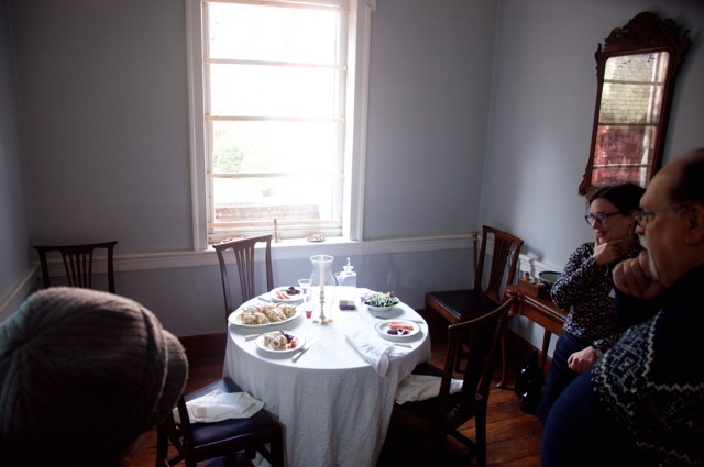 A private dinning room which might be used for female guests