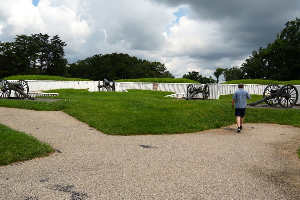 67) Field pieces in the NW bastion