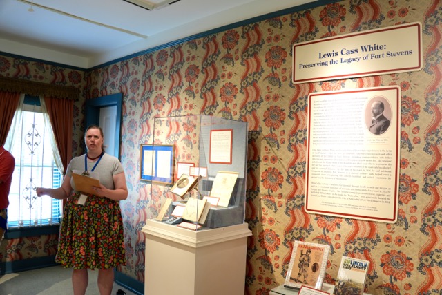 Lewis Cass White wrote about his experiences in the defensive forts 
