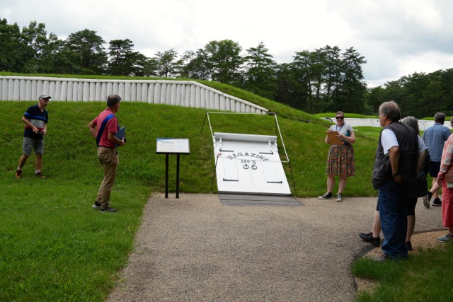 Magazine entrance