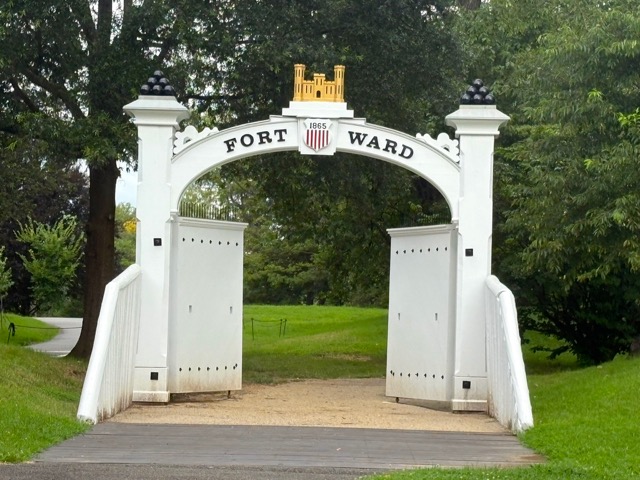 45) Ft Ward grounds gate