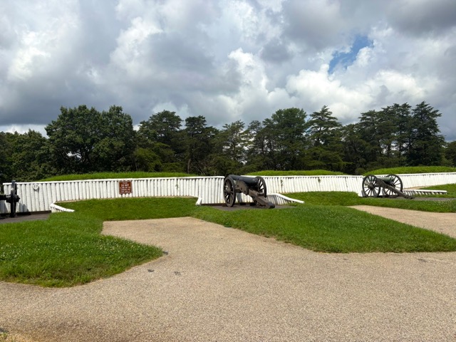 65) Field pieces in the NW bastion